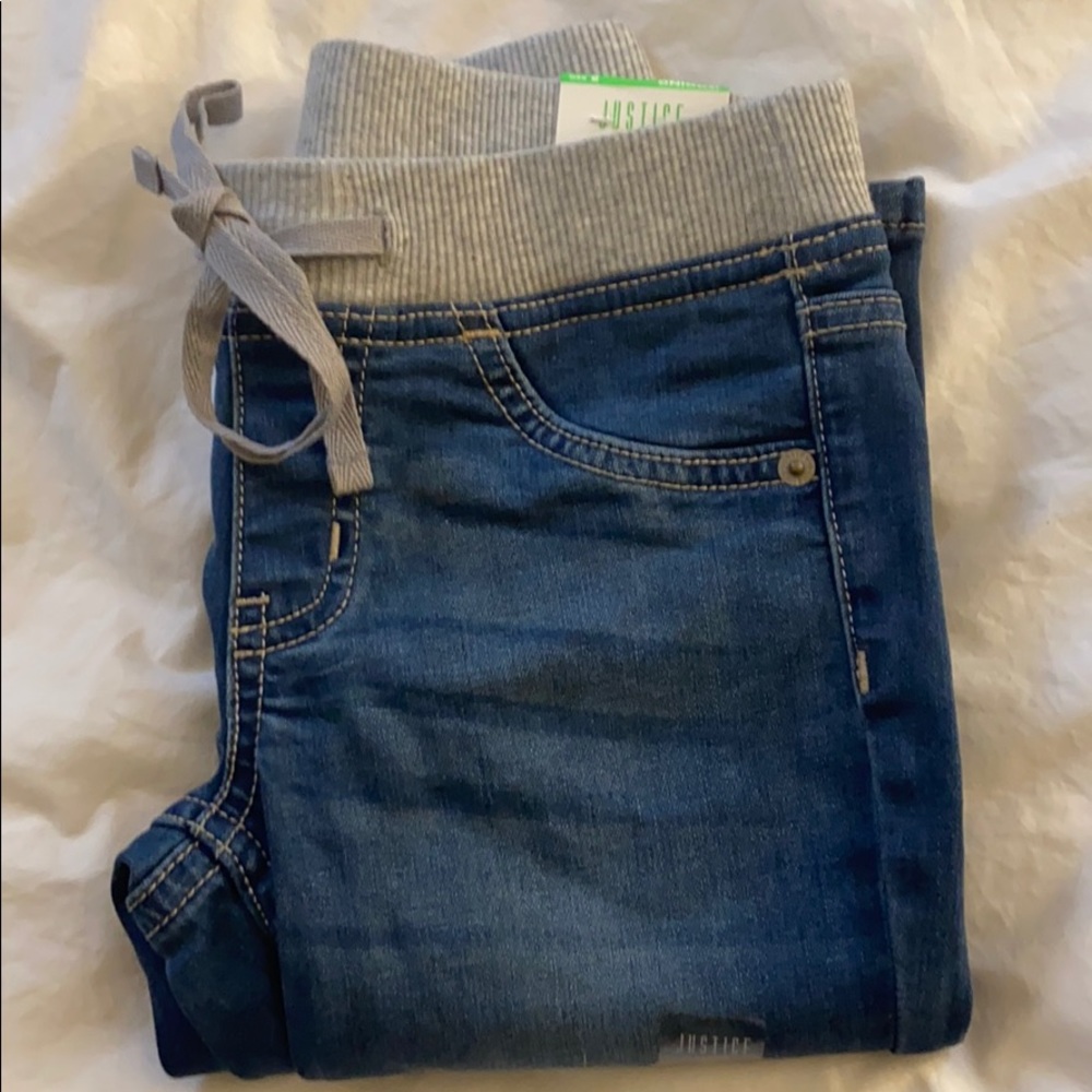 NWT Justice Mid Rise Jeggings
